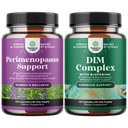A teljes perimenopauza kiegészítés nők Maca Root Vitex Berry & Black Cohosh és tiszta DIM kiegészítés Bioperin - Diindolilmetán tesztoszteron Komplex Brokcoli Florets