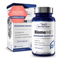 1MD Nutrition BiomMD Probiotics 124; 62 Billion CFU, 15 Inspective Strains - Pro & Prebiotics, 124; Doctor- Formulated for Digestive Health & Immune Supportion