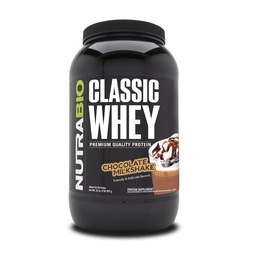 NutraBio Classic Whey Protein Powder- 25G Protein Per Scoop - No Fillers, Mesterséges színezékek, tartósítószerek - Csokoládé Tejturmix, 2 font