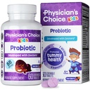 Orvosi CHOICE Probiotics gyerekeknek - 7 Diverse Strains, Organic Prebiotics, Vitamins & Minerals - Clinically Studied L. Rhamnosus - Immune & Digestive Support - No Sugar or Manual Styes - 60ct
