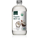 Natürliche Kraft Bio-MCT-Öl – reine Glasflasche – Hergestellt aus 100% kalt gepressten Virgin Coconut-Öl + Certified Keto, Paleo, Kosher, Vegan & Non-GMO – Lab getestet für Qualität und Reinheit - 16 Unze