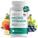 Napi alacsony dózisú multivitamin & Ásvány férfiak és nők számára, hogy támogassa a kognitív teljesítmény & memória + hialuronsav a bőr egészség + TMG gyakorlat (150 gróf)