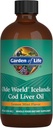 Élet kertje Olde World Izlandi Cod májolaj folyadék - Lemon Menta Flavor - 1000 mg Omega 3 Halolaj, Zsírsavak, EPA, DHA, D-vitamin és A, CLO kiegészítők a földi egészség, 47 Servings