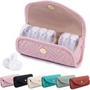 BAGSFY Weekly Pill Organizer 2 Times egy nap egy aranyos Fabric Pill Case, Medicine Bag, AM PM Pill Box 7 Day, Portable Medication Travel Case for Pills, Vitamins, Halolaj, kiegészítők.