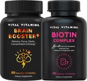 Vital Vitamins Brain Booster Plus + Biotin Complex kapszula