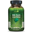 Irwin Naturals Milk Thistle Life Detox - 60 Liquid Softgels - Támogatja a máj egészségét a Gyermekláncfű, Articsóka, Turmeric & Green Beet Root