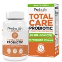Probulin Total Care probiotikus kiegészítés, Napi adag, Emésztő, és Immunrendszeri egészség probiotikumok kapszula férfiak és nők, 20 milliárd CFU, Vegan, 30 Count Bottle