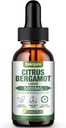 1 Pack 5000MG Citrus Bergamot folyékony cseppek kiegészítése magas koleszterinszint-Soursop, Red Yeast Rice, Olive-All- Natural, Health Support, Immun Support, Heart Health & Antioxidant, 2 Fl Oz