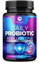 Probiotikumok 50 milliárd CFU Per Serving - 10 Premium Strains + Digesztikus Enzimek és Prebiotikumok - A legjobb probiotikumok nők és férfiak számára, Támogatók Immun, Gut Health, Székrekedés, Gas & Bloating - 60 kapszula