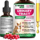 Macska & Kutya Natural UTI Medicine & Urinary Tract fertőzés kezelése Cranberry - vese + húgyhólyag támogatás kiegészítés - A legjobb megelőzés a vizelet inkontinencia és húgyhólyag kövek - Pet vese egészség