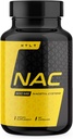 NAC-szám: HTLT-124; 600 mg N-acetil-cisztein per serving-124; Májtámogatási kiegészítés: 124; (60 Capsule)