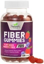Fiber gumik felnőttek számára, Sugar Free Daily 4g Gumi Fiber kiegészítés, Prebiotic Gumi Digestive Health Support - Plant Based Soluble Chews, Prebiotics Támogatja a szabályszerűséget és az emésztést - 120 gumi