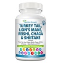 15-in-1 Mushroom Support for Dogs | Turkey Tail, Lion's Mane, Reishi, Shiitake, Cordyceps, Chaga, Maitake | Immune System & Cognitive Health | 90 Canine Chewable Tablets