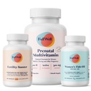 FullWell Fertility Trio 124; Prenatal Vitamin Lemon + DHA & Fertility Booster