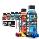 Protein2o 15g Tejsavó fehérje izolátum Hidratációs ital Plus Energy & Focus, 350mg Electrolytes, Vitamins B5 & B6, Sugar Free, Energy Variety Pack, 16,9 Oz palack (12-es csomag)