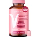 Optimális primer vaginális probiotikumok Prebiotikumokkal, Cranberry Extract-mal és Lactobacillus probiotic Blend-vel rendelkező nőknek, az egészséges vaginális flóra, Odor Control, pH egyensúly, 60 kapszula