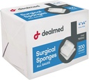 Dealmed 4 "x 4" Sebészeti szivacsok, 8- Ply, nem szőtt Absorbens Gaze szivacsok sebápolás, elsősegély készletek és orvosi berendezések, 200 Számok (csomag 1)