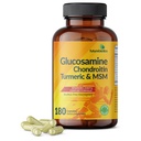 Futurebiotics Glucosamine Chondroitin Turmeric & MSM Advanced Joint Formula, Támogatja az egészséges ízületek és mobilitás - Non-GMO, 180 kapszula
