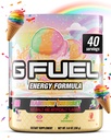 G Üzemanyag Rainbow Sherbet Energy Drink Powder, Pre Workout koffein Mix játék, Sugar Free Focus Amino, Vitamin + Antioxidánsok, 9.9oz (Szivárvány Sherbet, 40 Servings)