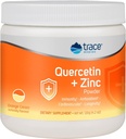 Trace Minerals Quercetin Plus Cink Powder - Antioxidáns kiegészítés immunszupporthoz - Ásványi kiegészítő AIDS Cardiovascularis Health - Magában foglalja a C-vitamin & Ionic - Orange Cream, 120g (30 Servings)