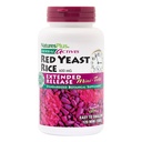 NaturesPlus Herbal Actives Red Yeast Rice, kibővített Release - 600 mg, 120 Mini Tabletta - Gyógynövény kiegészítés - Vegán, Vegetáriánus, Gluten- Free - 60 Servings