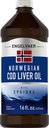 Piping Rock Cod máj olaj vivőanyag 124; 16 fl az az 124; az EPA DHA-val) 124; Engelvaer norvég meg 124; Non-GMO, Gluten Free Supplement