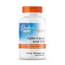 Doktor 's Best Alpha- Lipoic Acid 300, Támogatja Antioxidáns Function & Glikémiás Balances, Non-GMO, Gluten Free, Vegan, Soy Free, 300 mg, 180 Veggie Caps