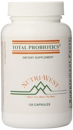 nutri- west Total probiotics 120 kapszula, 2.4 Ounce