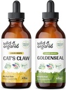 Wild & Organic Cat Karom Tinktúra 4 fl oz & Goldenfóka Tinktúra 4 fl oz