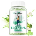 EAA-Gummien essentielle Aminosäuren - Alle 9 essentielle Aminosäuren und alle verzweigten-Chain-Aminos (BCAAs) mit Muskel-Recovery, Energie-Support-Zucker Free Green Apple Flavor 30 Servietten
