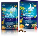 Night Enzyme, Napi Multi Digestive Enzimek, Zöld Szilva Gyümölcsök és zöldségek probiotikumokkal, Relief Bloating, Jobb Alvási Minőség, Férfiak és nők, Előmozdítani Digestive Health- 30 tabletta