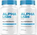 (2 csomag) Alpha Labs, Alpha Labs Capsules, Alpha Labs, Alpha Labs Max Performance, Advanced Formula, Alpha Labs, Alpha Strentht Labs, Alpha Labor, Alfa Labs Capsules, 120 kapszula 2 hónapra