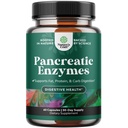 Pancreatin Verdauungsenzyme Verdauung für Gutgesundheit - Pankreatische Verdauungsenzyme für Frauen und Männer mit Protease, Lipase & Amylase - Bloating, Stomach Health, Fat, Carb & Protein - 60 Count