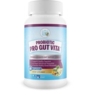 Probiotic Pro Gut Vita - Gut Health Support Probiotic & Vitamin Formula - Az egészséges emésztés elősegítése, tápanyag abszorpció, bowel mozgatás - Gut Microbiome javítása további egészségügyi előnyökkel