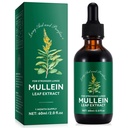 Mullein cseppek tüdők 2 Fl Oz - Mullein levélkivonat tüdő klorofill - természetes gyógynövény kiegészítés tüdőtisztító, légzéstámogatás, növeli immunitást, emésztési wellness