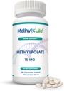 Metil- Life ® L- Metilfolát 15 mg nők és férfiak számára - Aktív folsav kiegészítés ultratiszta cerebrofoláttal ® (L- 5- MTHF kalcium) - Magas biohasznosíthatóság B9 támogatás - Ízletes rágótabletta