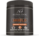 Pajzs Allergia Immun Supplement for Dogs by Alpha Dog Nutrition - 7 Táplálkozási gomba por Complex + C-vitamin, hogy fokozza immunitást - Akár 120 Servings Kis Fajta Kutyák, 108g
