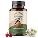 Peak + Valley Natural Sleep Aid felnőtteknek - 60 kapszula mély alváshoz - 3 mg Melatonin, L Theanine, Chamomile, Ashwagandha - Természetes gyógynövény alvó tabletták - extra erő nyugtató alvó támogatás
