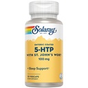 SOLARAY 5- HTP Plus St John 's Wort - 30 Enteric- Coated Capsules - 100 mg - 30 Servings