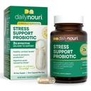 Napi Nouri Stress Support Probiotic for Women & Men draft 124; Supports Cortisol Management, Stress Relief, Mood, Digestion & Gut Health