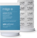 Solv Wellness Māge probiotikum az ő, napi női prebiotikus és probiotikumok Blend tápanyag-kiegészítők emésztési, hüvelyi PH egyensúly, vizelet tract egészségügyi támogatás, 30 kapszula