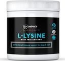 L-Lysine Pulver für Katzen und Kätzchen, Huhn Flavored Lysin Ergänzung für Katzen und Kätzchen und Hunde zur Unterstützung Immungesundheit, normale Augenfunktion und Atmungsgesundheit, extra große 125 Gramm.