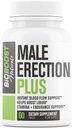 Férfi Teljesítmény Plus124; Pills for Men Fast Affaired 124; Powerful Blood Flow & Circhange to Assurance Member Performance, Desire, Girth, Sensitivity & Threated 124; Natural & Safe 3rd Party Tested - 60 tabletta