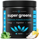 NutraChamps Super Greens Power Premium Superfoods, 124; 20 + Organic Green Veggie Whole Foods