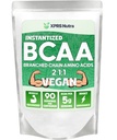 XPRS Nutra BCAA Pulver - Aminosäuren Ergänzung für Männer - Unflavored BCAA Workout Ergänzungen - Gym Ergänzungen für Männer - Aminosäuren Ergänzung für Frauen für Gym Post Workout Erholung (1 Pfund)