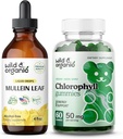 Wild & Organic Mullein Drops 4 oz & Chlorophyll Gumies 60 sajt