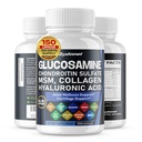 Glükozamin Chondroitin szulfát Metilszulfonilmetán Hialuronsav Turmix Ginger C-vitamin, D3, Fekete Bors -150 kapszula