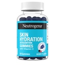 Neutrogena Skin Hydration Astaxantin Gumies C-vitaminnal, Skincare kiegészítők hidratált, sima és egészséges bőr, Napi antioxidáns gumi a bőr egészségére, Berry Flavor, 60