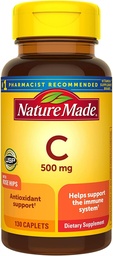 Természet Készített C-vitamin 500 Mg Caplets Rose HIPS, 130 tabletta (csomag 3)