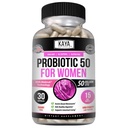 Kaya Naturals Probiotic 50 milliárd CFU - Probiotics nőknek, Probiotics férfiaknak és felnőtteknek, Natural - Gut Health & Immune Supplement Supplement - Provides Digestive Support - 30 növényi kapszula